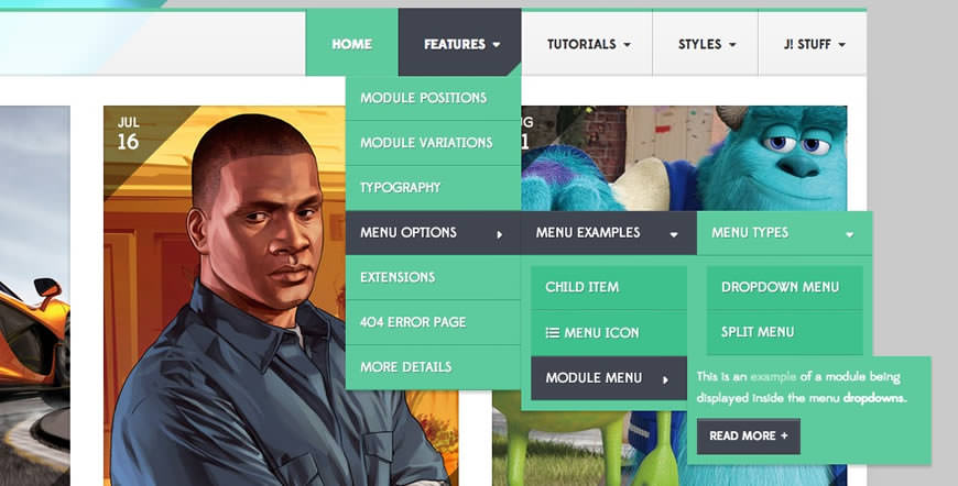 Dropdown Menu